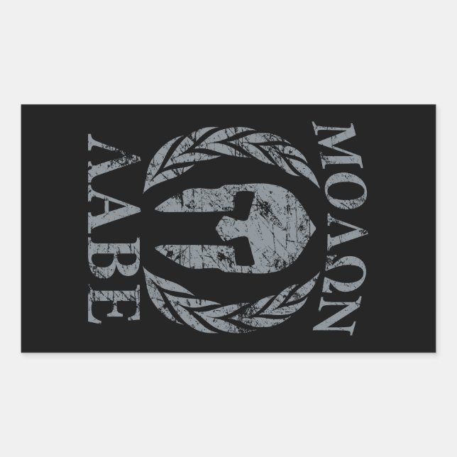Molon Labe Spartan Warrior Laurels Black Rectangular Sticker (Front)