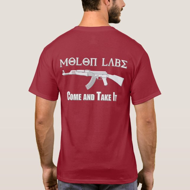 Molon Labe T-Shirt (Back)