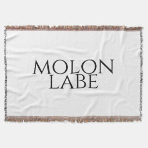 Molon Labe Throw Blanket