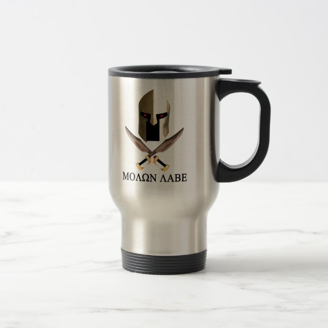 MOLON LABE TRAVEL MUG (Right)