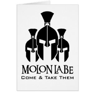 MOLON LABE Triple Threat words