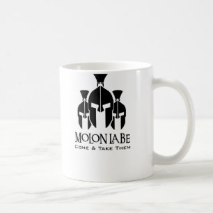 MOLON LABE Triple Threat words Coffee Mug