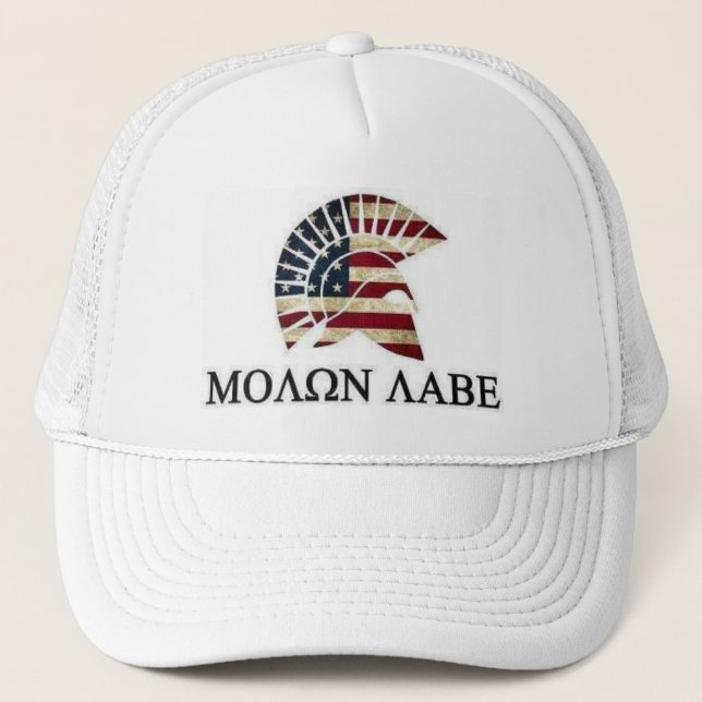 MOLON LABE TRUCKER HAT (Front)
