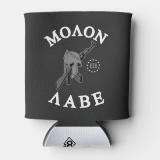 Molon Labe with AK-47 Can Cooler