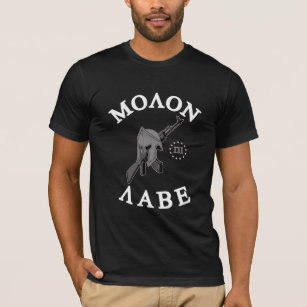 Molon Labe with AK-47 T-Shirt