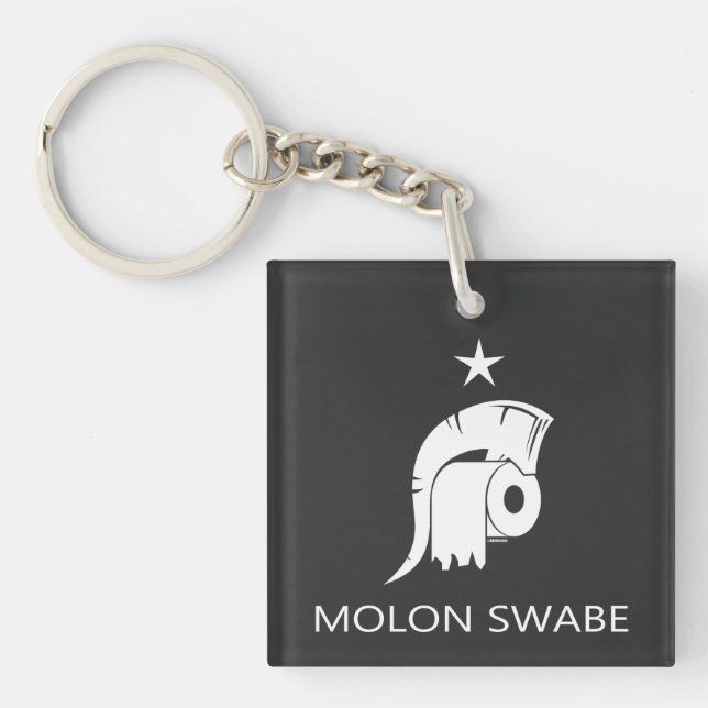 MOLON SWABE Toilet Paper Key Ring (Front)