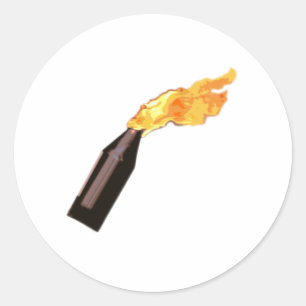 Molotov Classic Round Sticker