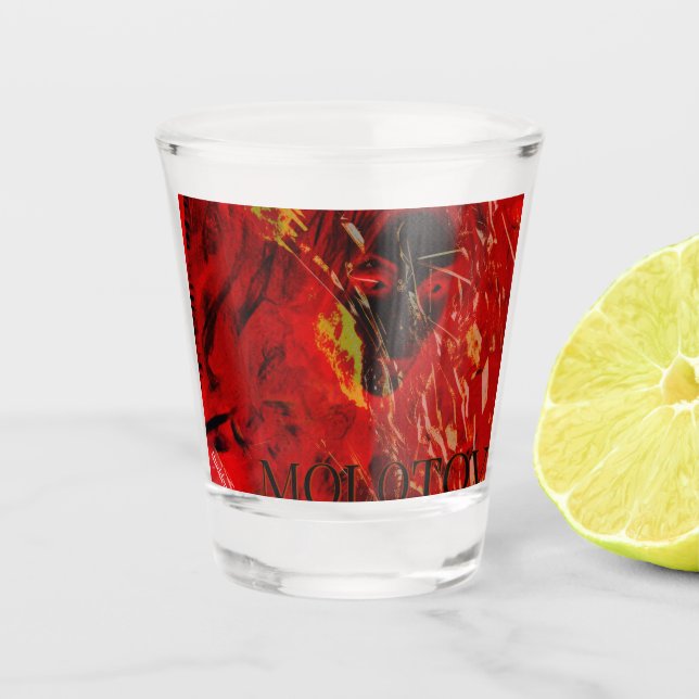 MOLOTOV COCKTAiL! Shot Glass (Front)