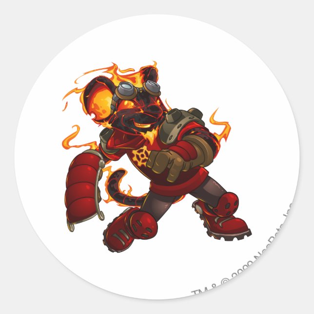 Moltara Team Captain 2 Classic Round Sticker (Front)