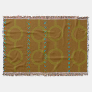 Molten Bronze GoldGlow Throw Blanket