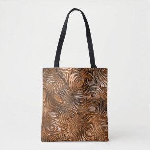 Molten "Copper" print all over tote bag
