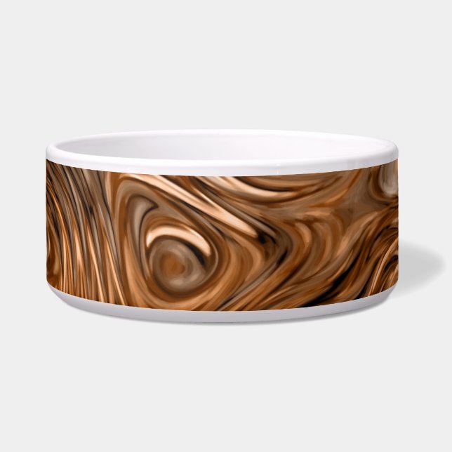 Molten "Copper" print dog bowl (Front)