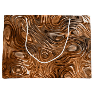 Molten "Copper" print gift bag