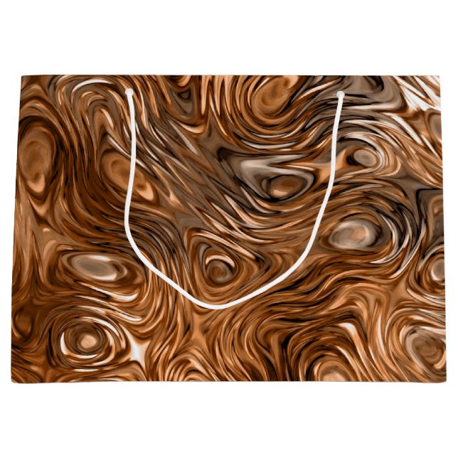 Molten "Copper" print gift bag (Front)