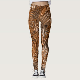 Molten "Copper" print leggings
