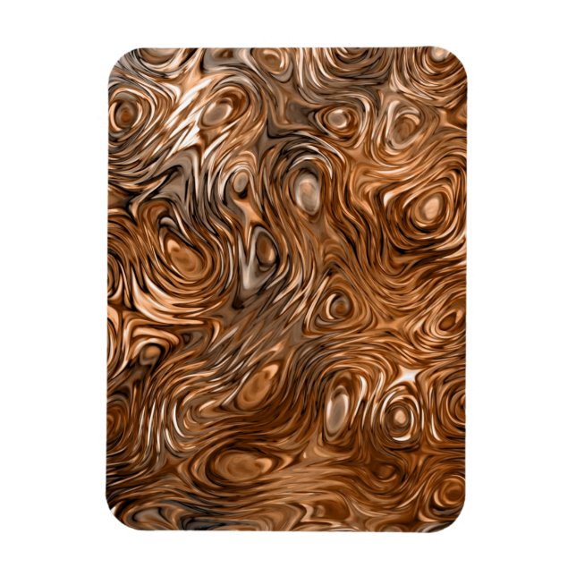 Molten "Copper" print premium magnet (Vertical)