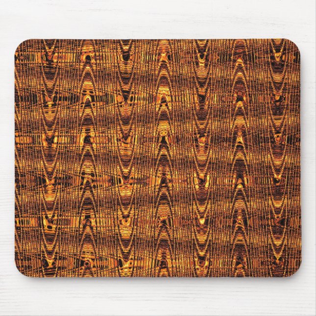Molten Gold Pattern II Mouse Mat (Front)