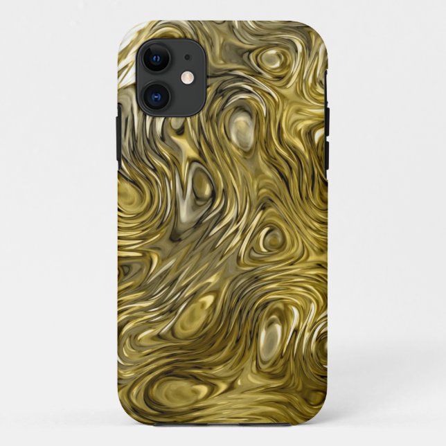 Molten "Gold" print iPhone case (Back)