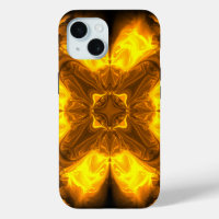 Molten Gold Solar Fractal Art