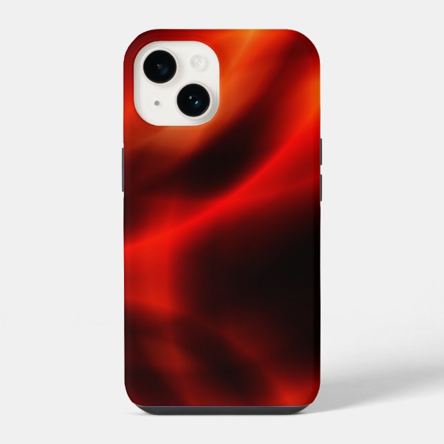 Molten Lava Chain iPhone Case (Back)