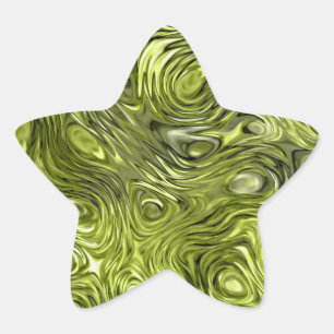 Molten Lime print sticker star
