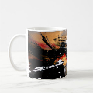 Molten Night Abstract Coffee Mug