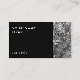 Molten print business card side black