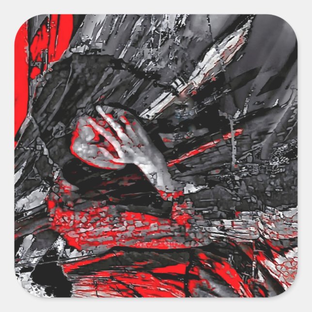 Molten Soul  Square Sticker (Front)