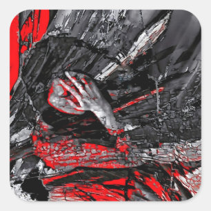 Molten Soul  Square Sticker