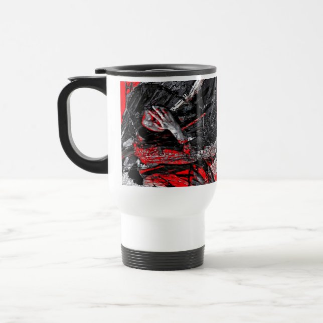 Molten Soul  Travel Mug (Left)