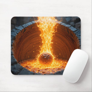 Molten Transformation Crucible Mouse Mat