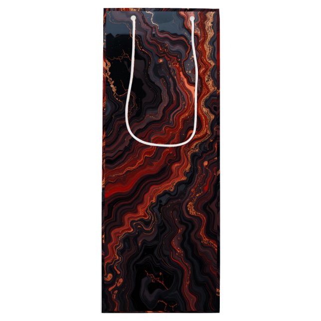 Molten Veins Wine Gift Bag (Front)
