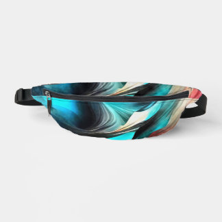 Molten Warmth Vivid Abstract Landscape 2 Bum Bags
