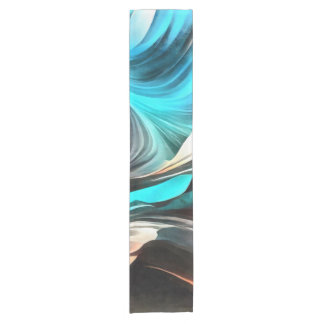 Molten Warmth Vivid Abstract Landscape 2 Short Table Runner