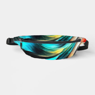 Molten Warmth Vivid Abstract Landscape 4 Bum Bags