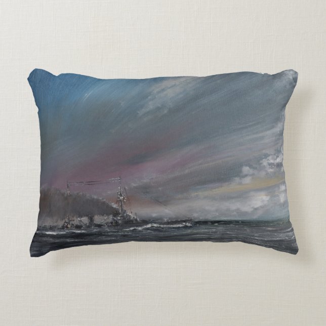 Moltke Jutland 1916. 2014 Decorative Cushion (Front)
