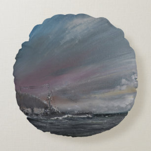 Moltke Jutland 1916. 2014 Round Cushion