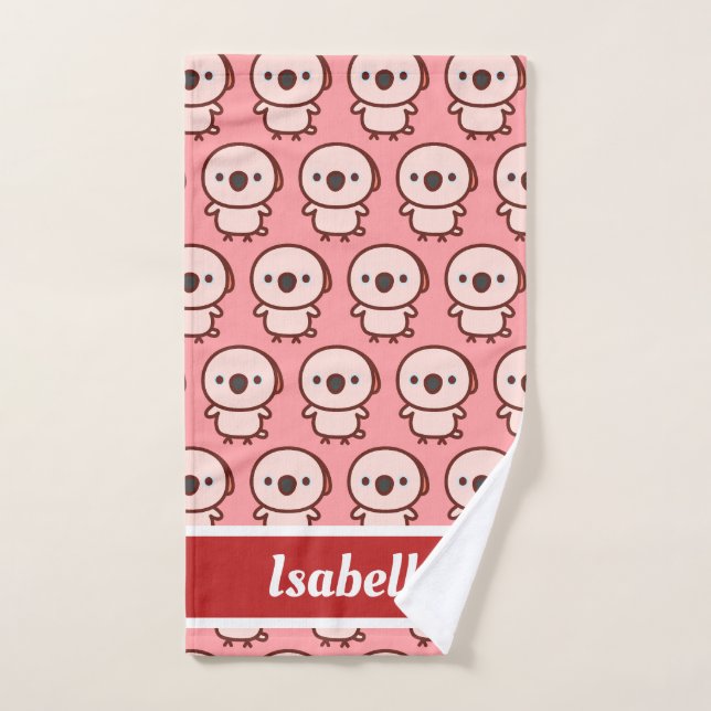 Moluccan Cockatoo Hand Towel (Hand Towel)