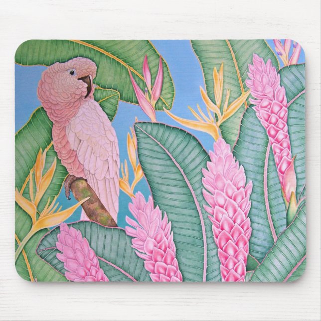 Moluccan Cockatoo Mouse Mat (Front)