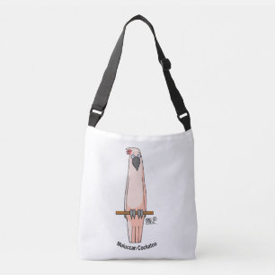 Moluccan Cockatoo Parrot Crossbody Bag