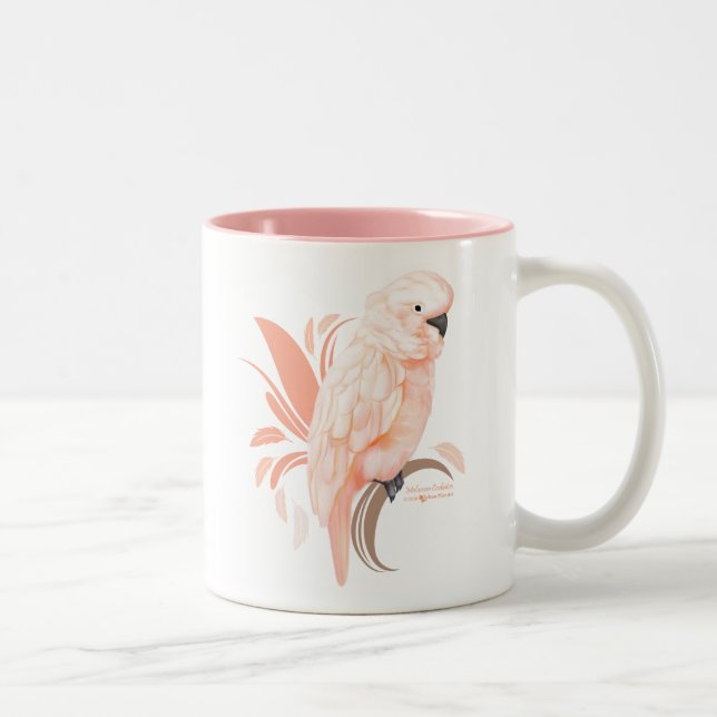 Moluccan Cockatoo Two-Tone Coffee Mug (Right)