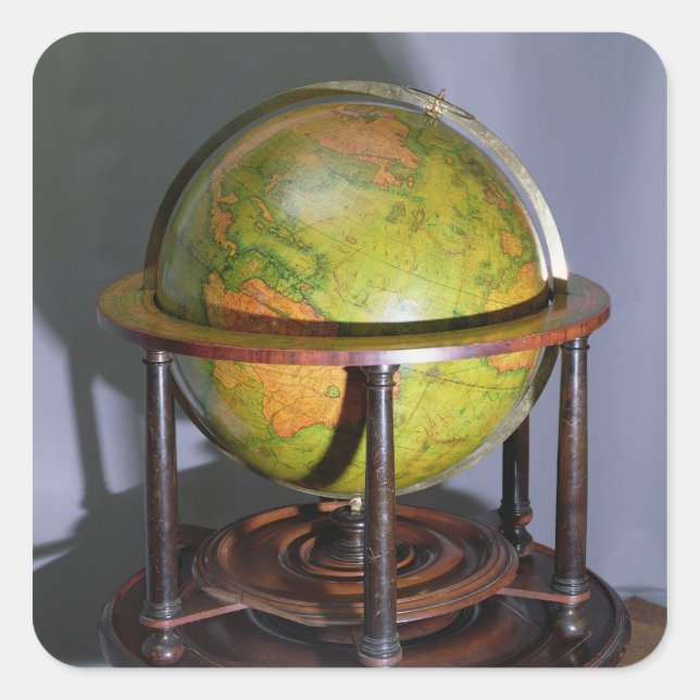 Molyneux Globe Square Sticker (Front)