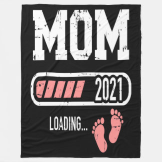 Mom 2021 loading_| Lovely Mommy Gift Fleece Blanket