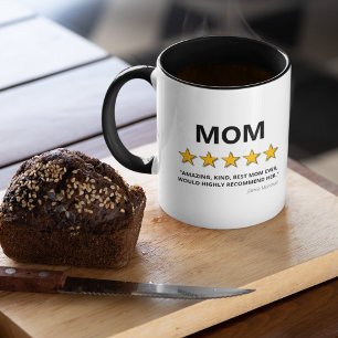 Mom 5 Star Review Best Mom Ever Mug
