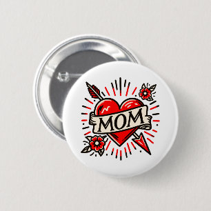MOM 6 CM ROUND BADGE