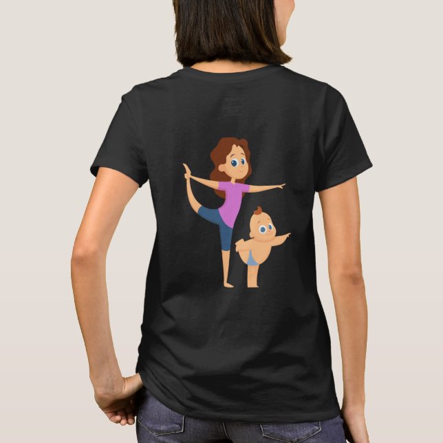 MOM Align Your Mind Yoga  T-Shirt (Back)