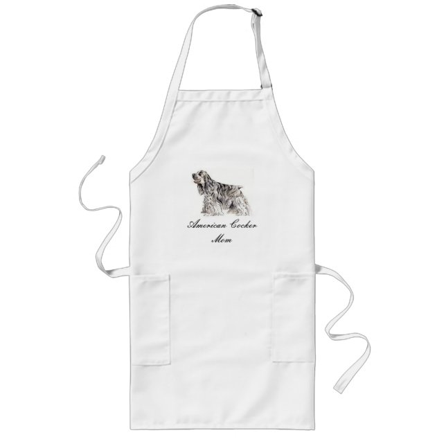 Mom, American Cocker Spaniel Apron (Front)