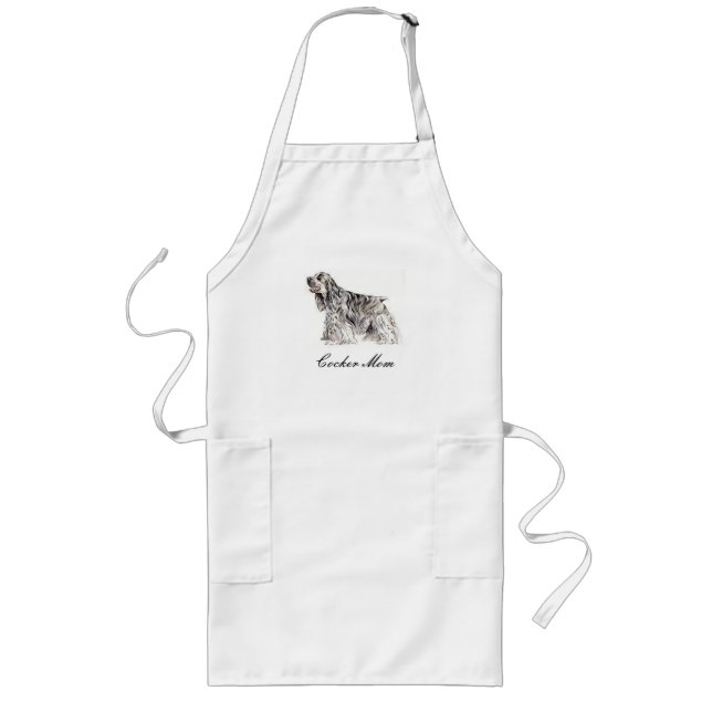 Mom, American Cocker Spaniel Apron (Front)