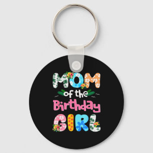 Mom And Dad Of The Birthday Girl Hawaii Family Par Key Ring