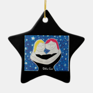 Mom and Me-star ornament
